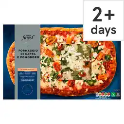 Tesco Tesco Finest Formaggio di Capra e Pomodoro Pizza 495g offer