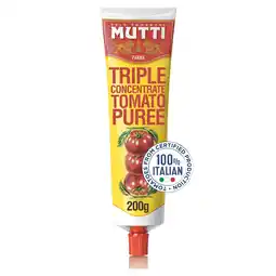 Tesco Mutti Triple Concentrate Tomato Puree 200g offer