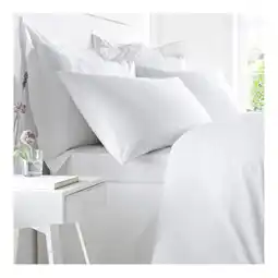 Tesco West Park White 300 Tread Count Pillowcase Pair offer