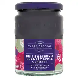 Asda ASDA Extra Special British Berry & Bramley Apple Conserve 370g offer