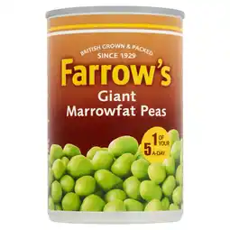 Morrisons Farrow's Giant Marrowfat Peas (300g) offer