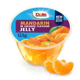 Morrisons Dole Fruit in Jelly Mandarins in Orange Flavour Jelly 123g offer