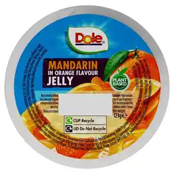 Morrisons Dole Fruit in Jelly Mandarins in Orange Flavour Jelly 123g offer
