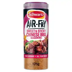 Morrisons Schwartz Air Fry Sweet Sticky Chinese BBQ Seasoning 125g offer