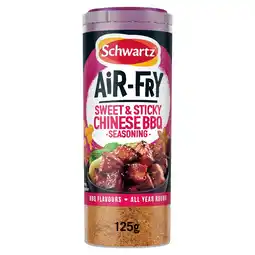 Morrisons Schwartz Air Fry Sweet Sticky Chinese BBQ Seasoning 125g offer