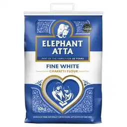Morrisons Elephant Atta Fine White Chapatti Flour 10kg offer