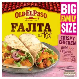 Morrisons Old El Paso Crispy Chicken Fajita Family Kit 835g offer