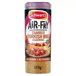 Morrisons Schwartz Air Fry Charred Turkish Bbq Seasoning 115g offer