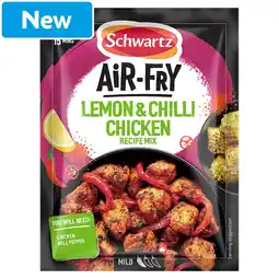 Morrisons Schwartz Air Fry Lemon And Chilli Chicken Recipe Mix offer