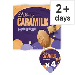 Tesco Cadbury Caramilk Mousse 4x45g offer