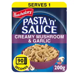 Asda Batchelor's Creamy Mushroom & Garlic Pasta 'n' Sauce 200g offer