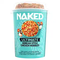 Asda Naked Ultimate Korean Style Chicken Noodles 88g offer
