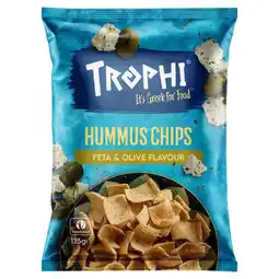Tesco Trophi Hummus Chips Feta & Black Olive 135g offer