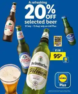 Lidl Perlenbacher Premium Pilsner offer