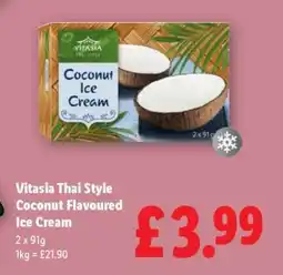 Lidl Vitasia Thai Style Coconut Flavoured Ice Cream offer