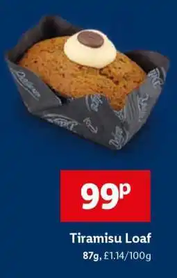 Lidl Tiramisu Loaf offer