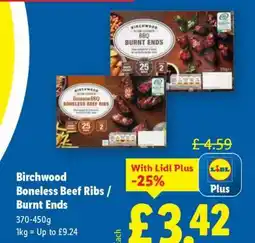 Lidl Birchwood Boneless Beef Ribs / Burnt Ends offer
