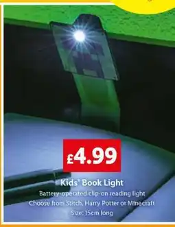 Lidl Kids’ Book Light offer