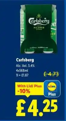 Lidl Carlsberg offer