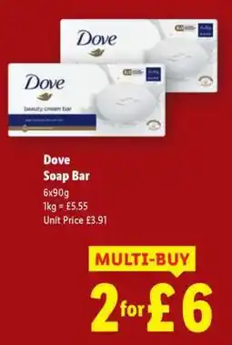 Lidl Dove Soap Bar offer