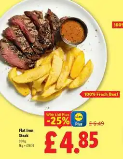 Lidl Flat Iron Steak offer