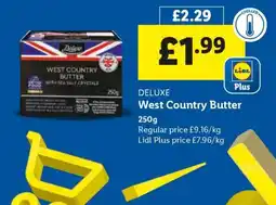 Lidl DELUXE West Country Butter offer