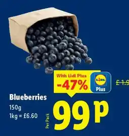Lidl Blueberries offer