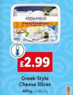 Lidl Greek-Style Cheese Slices offer
