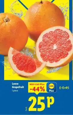 Lidl Loose Grapefruit offer