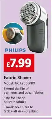 Lidl Fabric Shaver offer