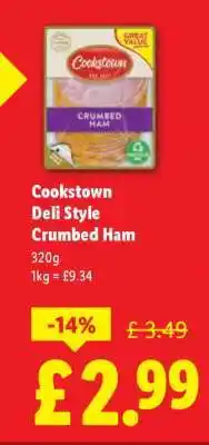 Lidl Cookstown Deli Style Crumbed Ham offer