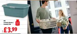 Lidl W5 Laundry Basket / Laundry Tub offer