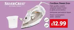 Lidl Cordless Steam Iron offer