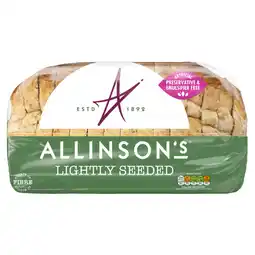 Asda Allinson's Lightly Seeded Sliced Bread 750g offer
