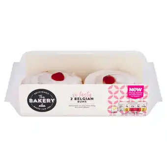 Asda The BAKERY at ASDA 2 Belgian Buns offer