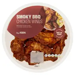 Asda ASDA Smoky BBQ Chicken Wings 525g offer