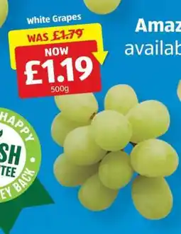 Aldi White Grapes offer