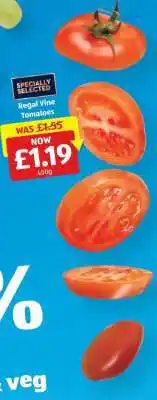 Aldi Regal Vine Tomatoes offer