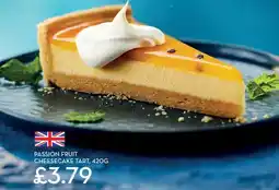 Aldi PASSION FRUIT CHEESECAKE TART, 420G offer