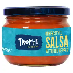 Tesco Trophi Greek Style salsa with Red Pepper 200g offer