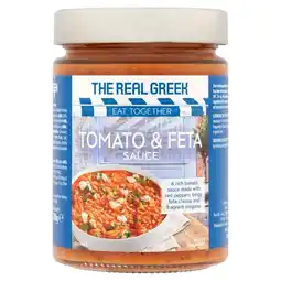 Tesco The Real Greek Tomato & Feta Sauce 320g offer