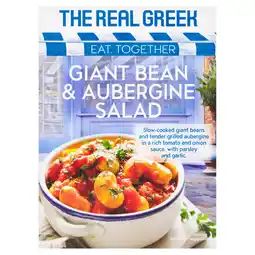 Tesco The Real Greek Giant Bean & Aubergine Salad 200g offer