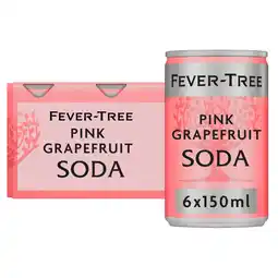 Tesco Fever-Tree Pink Grapefruit Soda 6x150ml offer