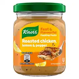 Tesco Knorr Roasted Chicken, Lemon & Pepper Cooking Paste 165g offer