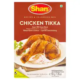 Tesco Shan Chicken Tikka Bbq Mix 50G offer