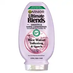 Tesco Garnier Ultimate Blends Rice Water Conditioner 250ml offer