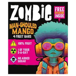 Tesco Zombie Mango Fruit Snack Bar Multipack 4x25g offer