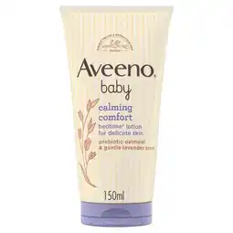 Tesco Aveeno Baby Calming Comfort Bedtime Baby Lotion 150ml offer