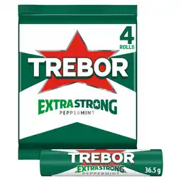 Asda Trebor Extra Strong Peppermint Mints 145.6 Gr offer