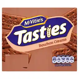 Iceland McVitie's Tasties Bourbon Cream Biscuits 300g offer